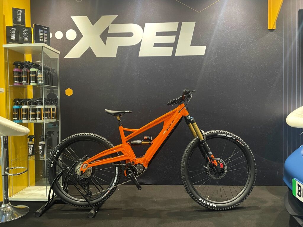 xpel-london-ev-show-2022-invisframe-bicycle-ppf-orange-e-bike